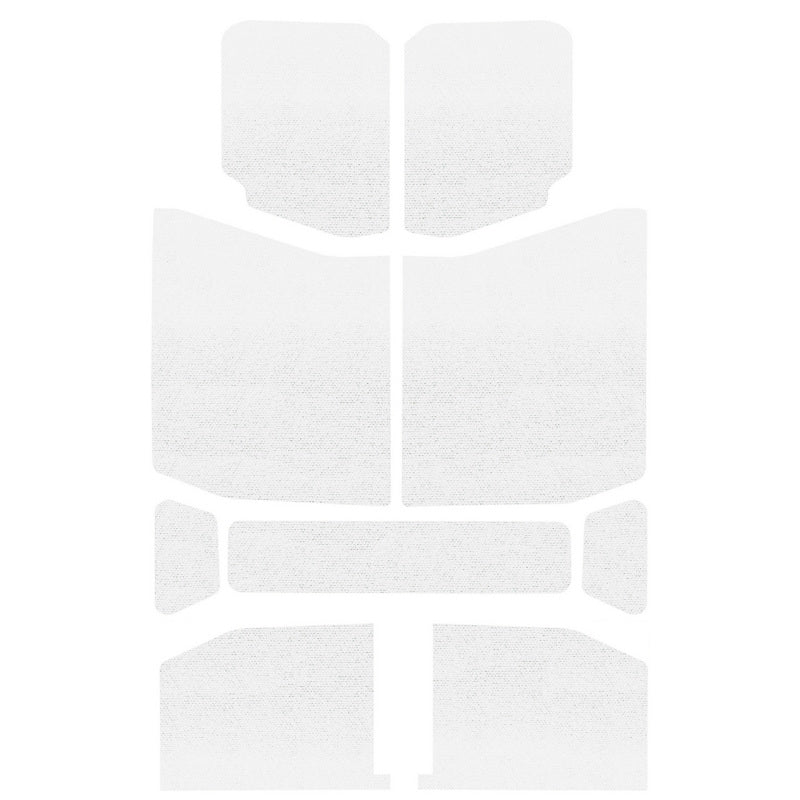 DEI 18-23 Jeep Wrangler JL 4-Door Boom Mat Headliner - 9 Piece - White - 50170