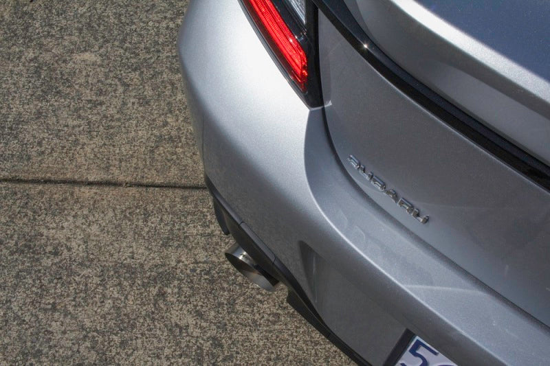 Perrin 22+ BRZ/GR86 Axle Back Exhaust SS (Single Side Exit w/Helmholtz Chamber) - PSP-EXT-368BR