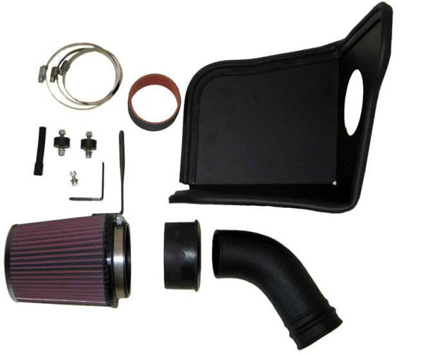 K&N 98-05 BMW 3-Series Generation II Induction Kit - 57I-1000 by K&N Engineering - front view