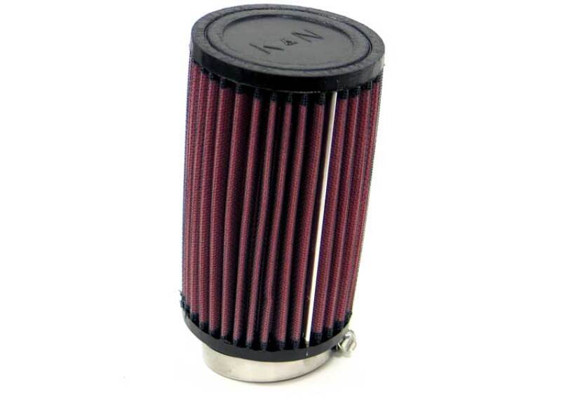 K&amp;N Universal Clamp-On Air Filter - 2 1/4in 10 DEG FLG 3 1/2in OD 6in H - RU-1090