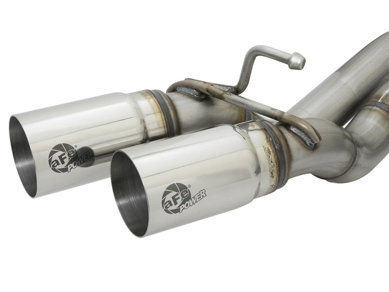 aFe Rebel Exhausts Cat-Back SS w/Polished Tip 16 Toyota Tacoma V6-3.5L - 49-46032-P