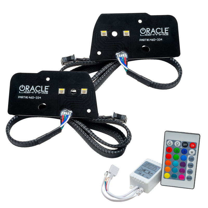 Oracle 21-23 Ford F-150 ColorSHIFT RGB+W Headlight DRL Upgrade Kit w/ Simple Controller SEE WARRANTY - 1460-504