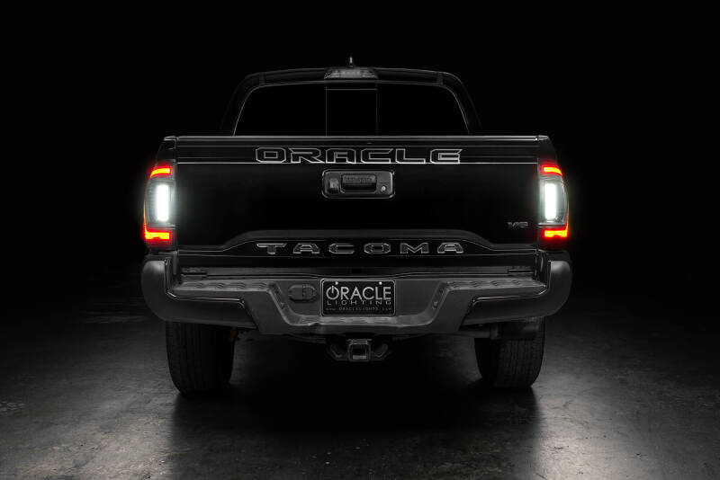 Oracle Lighting 16-23 Gen 3 Toyota Tacoma Black Series Flush Style LED Tail Lights SEE WARRANTY - 5911-504-T