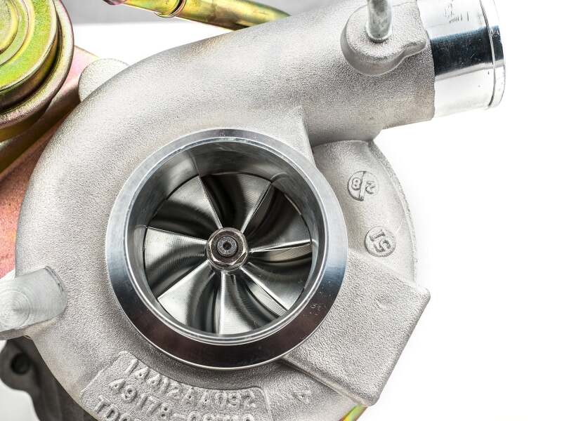 Forced Performance Subaru STi/WRX Blue Turbo BB LOPE 58mm CH8 CM Turbine Hsg External WG w/Oil Line - 2024010