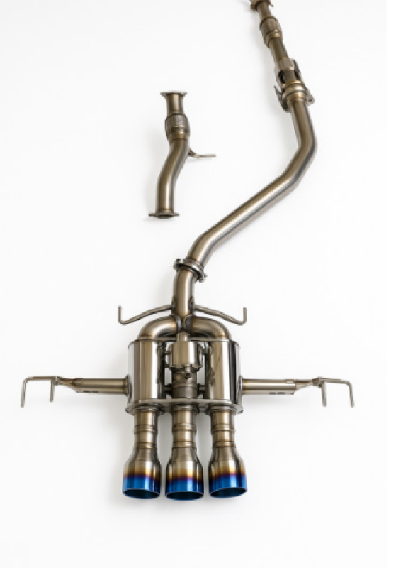 Invidia 24+ Acura Integra Type-S DE5 R400 Cat-Back Exhaust system - Single Layer Ti Tip - HS23AISFGM3STL by Invidia