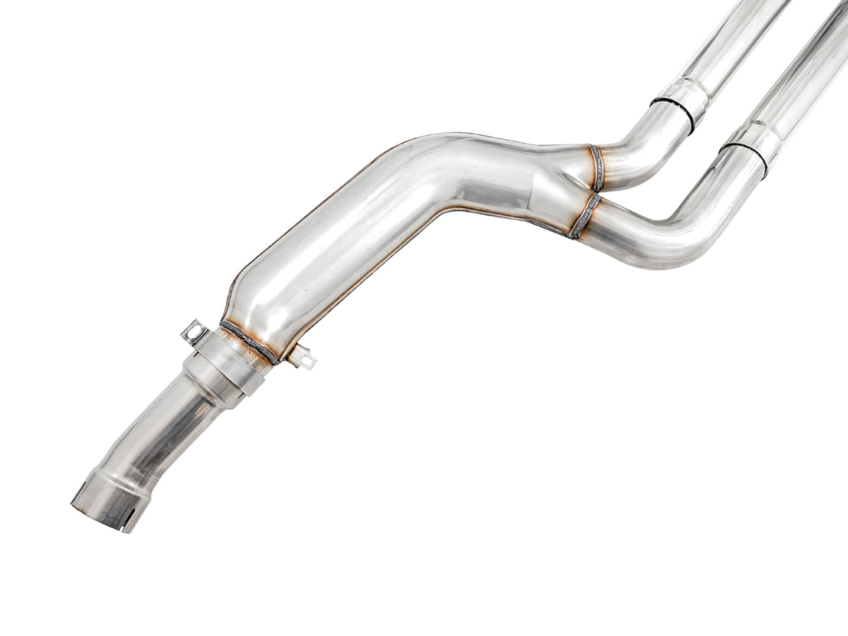 AWE Tuning 2019+ BMW M340i (G20) Non-Resonated Touring Edition Exhaust - Quad Chrome Silver Tips - 3015-42148