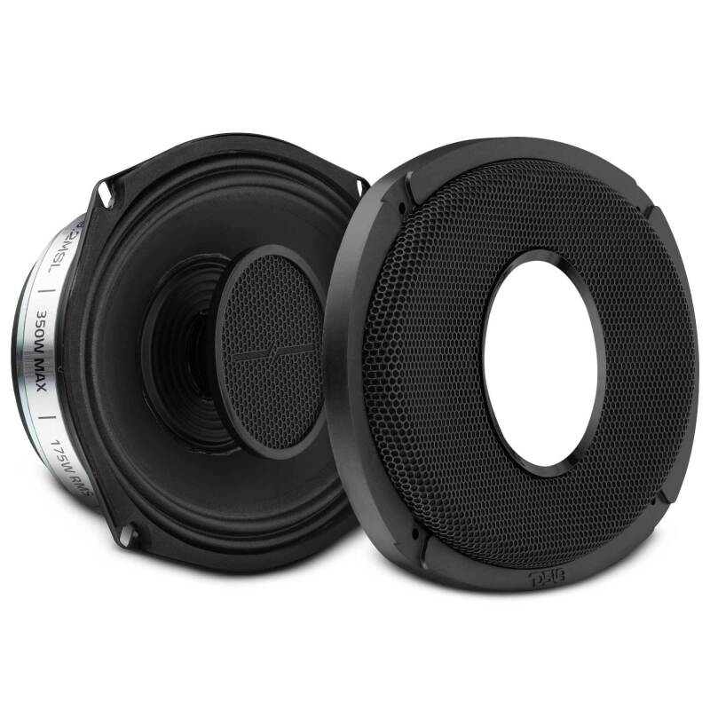 DS18 6x9 175 Watts RMS 2ohm Mid-Range Shallow Grill Included - PRO-HY69.2MSL - front view