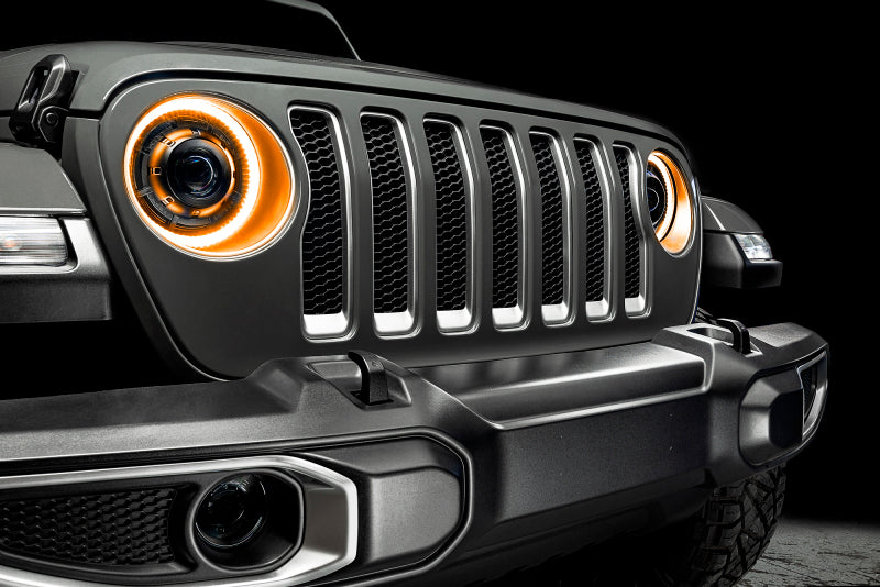 Oracle Jeep JL/Gladiator JT Oculus Bi-LED Projector Headlights - Amber/White Switchback SEE WARRANTY - 5839-023