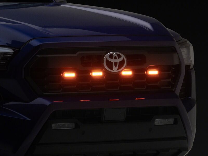 Raxiom 24-26 Toyota Tacoma Pre Runner/ TRD Off-Road/ TRD Sport Amber LED Grille Light- Amber Lens - TT65012 - additional view 9