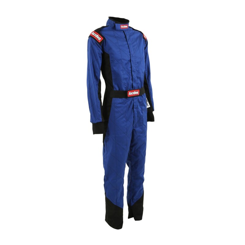 RaceQuip Blue Chevron-1 Suit - SFI-1 Medium - 130923RQP