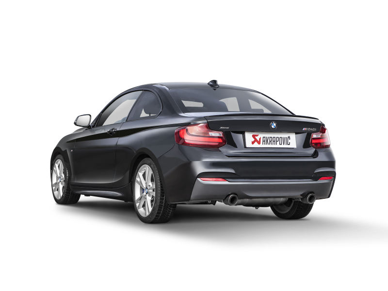 Akrapovic 16-17 BMW M240i (F22 F23) Evolution Line Cat Back (SS) w/ Carbon Tips (Req. Link Pipe) - MTP-BM/SS/4H