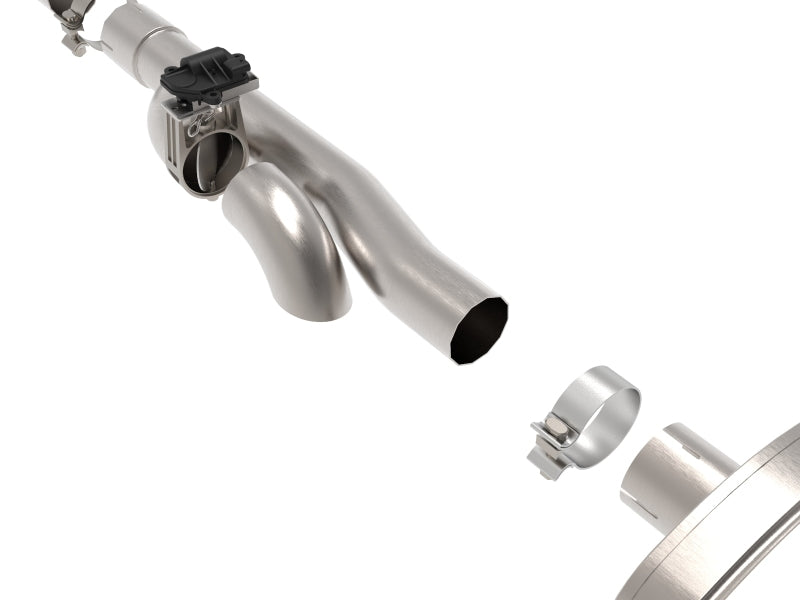 aFe Gemini XV 3in 304 SS Cat-Back Exhaust 09-18 GM Trucks V6-4.3/V8-4.8/5.3L w/ Black Tips - 49-34131-B