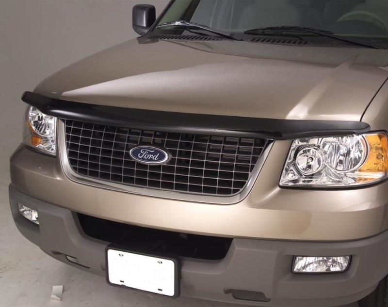 AVS 16-18 Toyota Tacoma Hoodflector Low Profile Hood Shield - Smoke - 21681