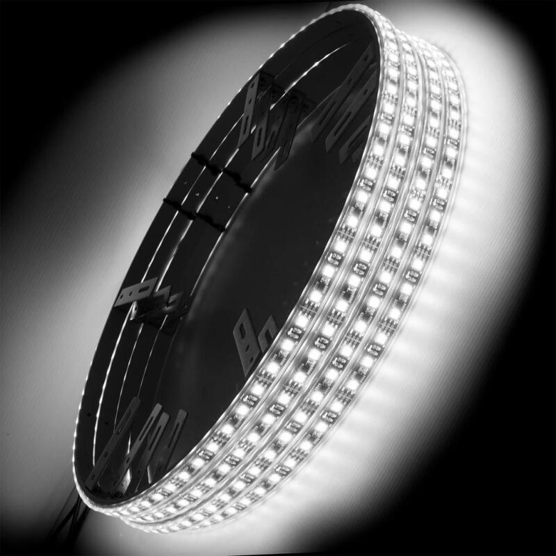 Oracle LED Illuminated Wheel Rings - Double LED - White SEE WARRANTY - 4228-001