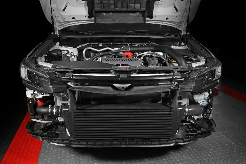 Perrin 22-23 Subaru WRX Front Mount Intercooler Kit (Black Tubes &amp; Black Core) - PSP-ITR-441BK/BK