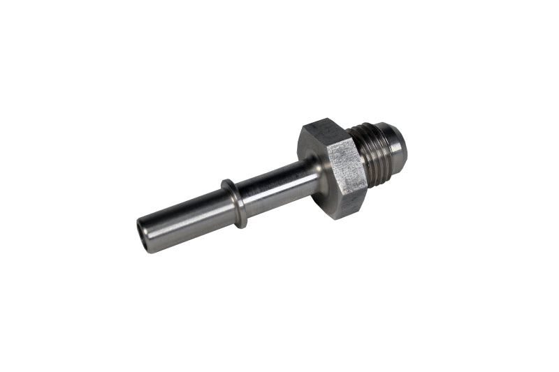 Aeromotive Ford OE Pressure Line - 5/16in Male Quick Connect to -6 AN male (Male OE filter coupler) - 15103