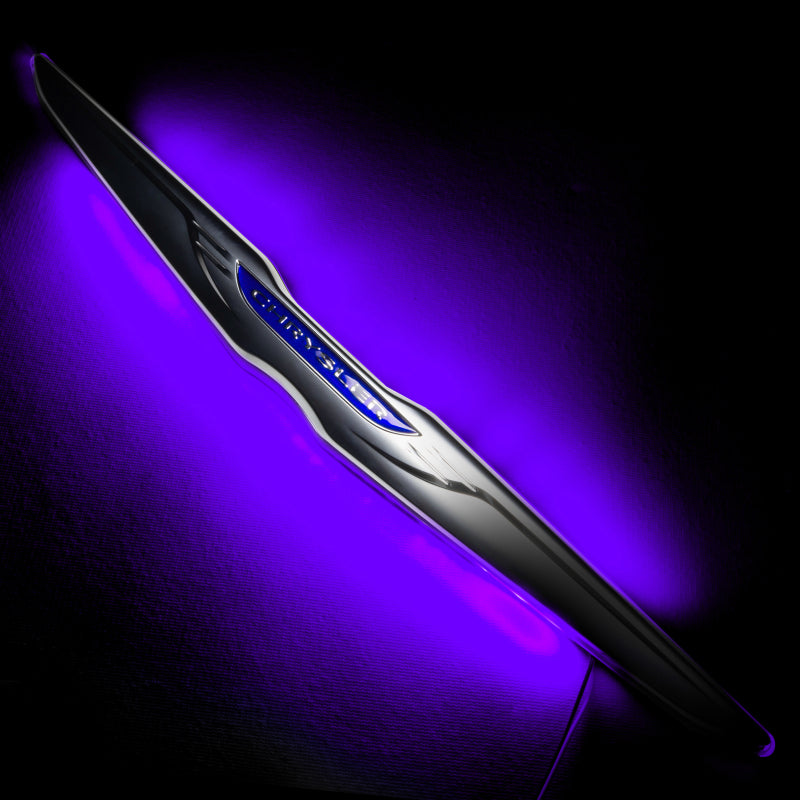 Oracle Chrysler Illuminated LED Sleek Wing - UV/Purple SEE WARRANTY - 3019-007