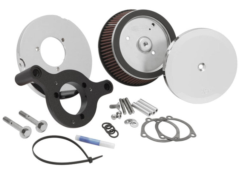 K&amp;N  Harley Davidson Dyna Wide Glide 103 CI Street Metal Intake System-Hammer - RK-3933