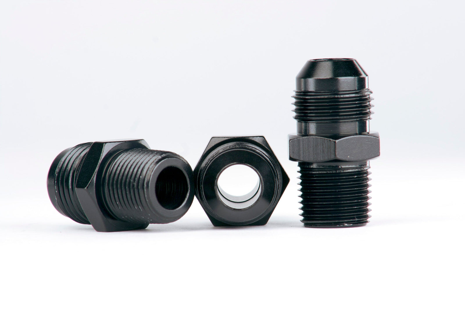 Aeromotive Carb. Reg 13205 Fitting Kit (Incl. (3) 3/8in NPT to AN-08 fittings) - 15205