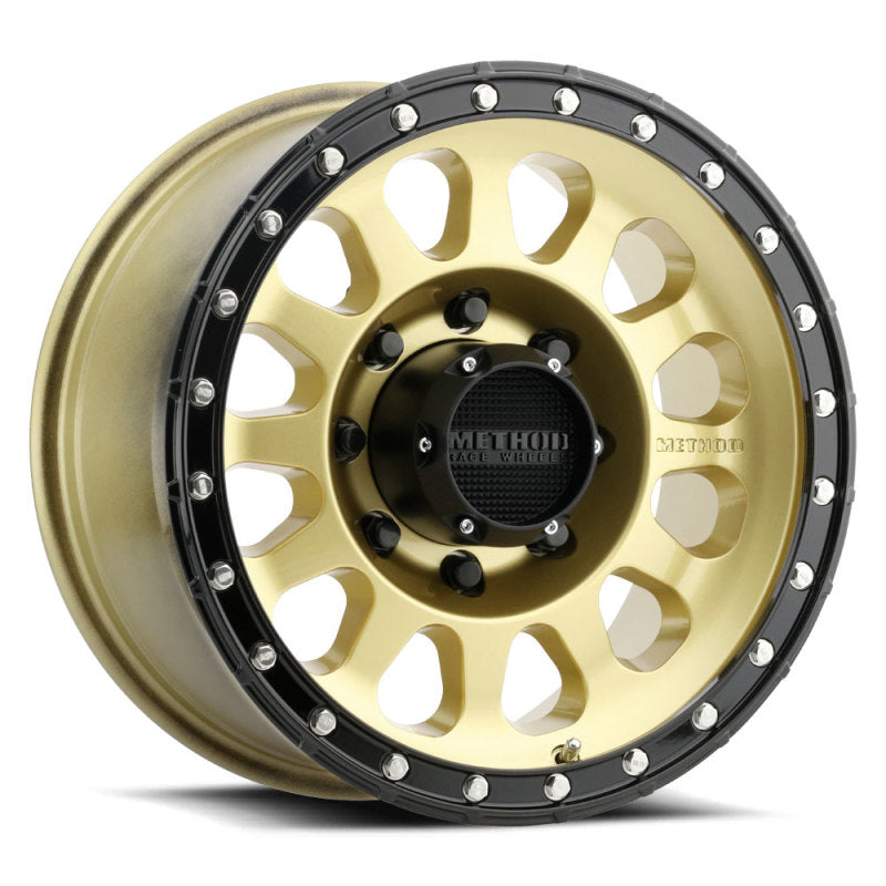 Method MR315 17x8.5 +25mm Offset 8x6.5 130.81mm CB Gold/Black Street Loc Wheel - MR31578580125