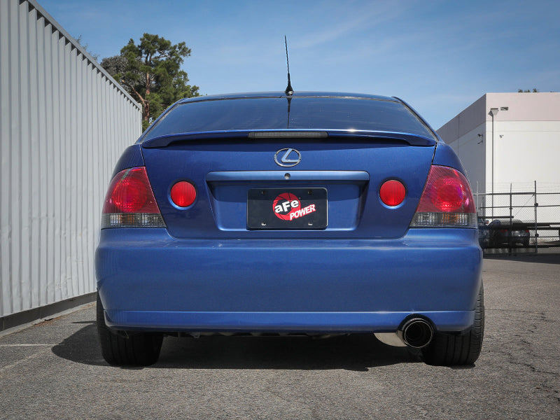 aFe Lexus IS300 01-05 L6-3.0L Takeda Cat-Back Exhaust System- Carbon Fiber Tip - 49-36058-C