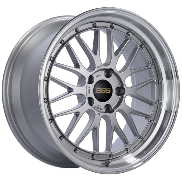 BBS LM 19x11 5x130 ET50 CB71.6 Diamond Silver Center Diamond Cut Lip Wheel - LM282DSPK by BBS