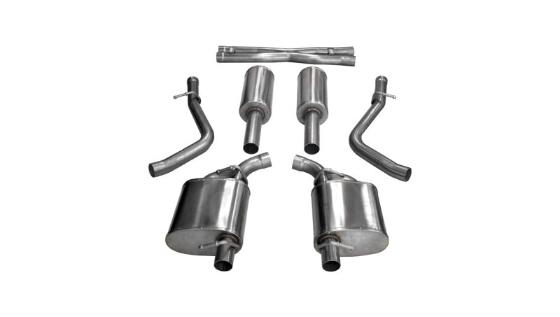 Corsa 15-23 Dodge Charger/300 Sedan 3.6L 2.5in Cat-Back Dual Rear Exit (re-uses stock exhaust bezel) - 21064