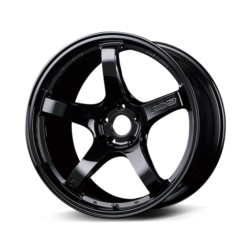 Gram Lights 57CR 18x9.5 +38 5-100 Glass Black Wheel - WGCRX38DGBP