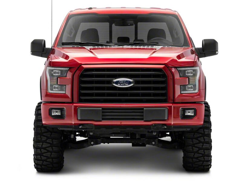 Raxiom 15-17 Ford F-150 LED Projector Headlights with LED Amber DRL- Black Housing- Clear Lens - T558778 - close-up view 7