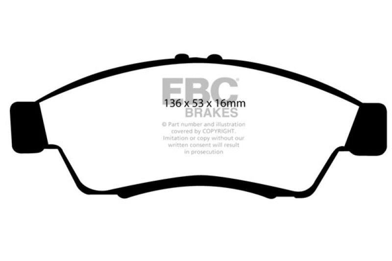 EBC 06-07 Suzuki Aerio 2.3 Greenstuff Front Brake Pads - DP21390