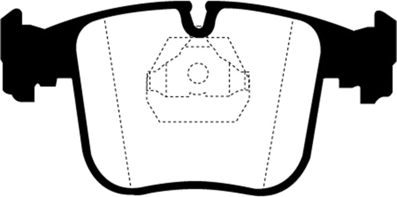 EBC 91-93 BMW 850 5.0 Redstuff Front Brake Pads - DP3870C