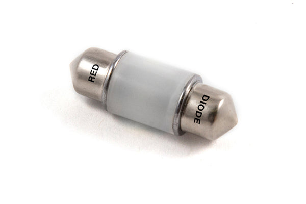 Diode Dynamics 31mm HP6 LED Bulb LED - Red (Single) - DD0301S for 1991-2002 Acura NSX - front view