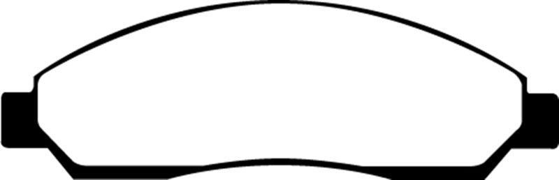 EBC 04-06 Chevrolet Colorado 2.8 Greenstuff Front Brake Pads - DP61705