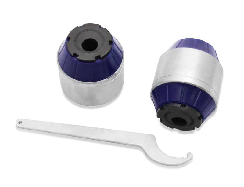 SuperPro 15+ Ford Mustang S550 Front Radius Arm Caster Adjustable Bushing Set - SPF4737K