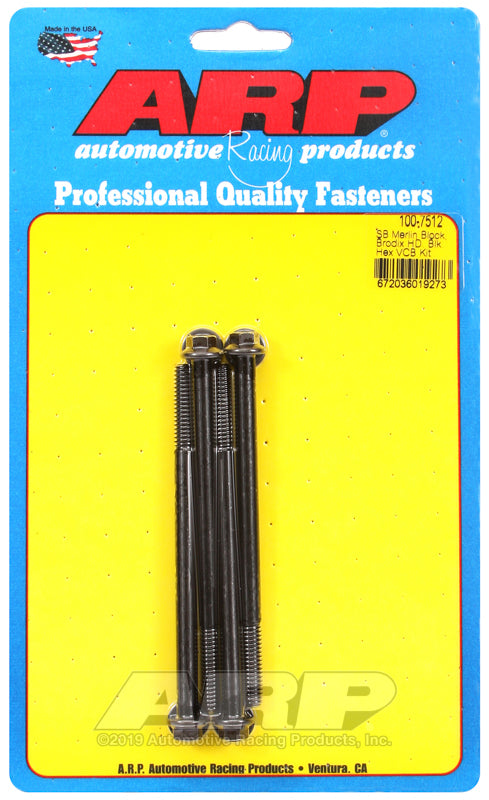 ARP Merlin block, Brodix head SB  hex valve cover bolt kit - 100-7512