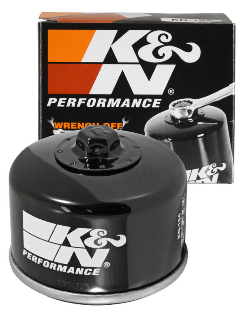 K&amp;N Oil Filter 2.688in Height x 3.031in OD Powersports - Canister - KN-184