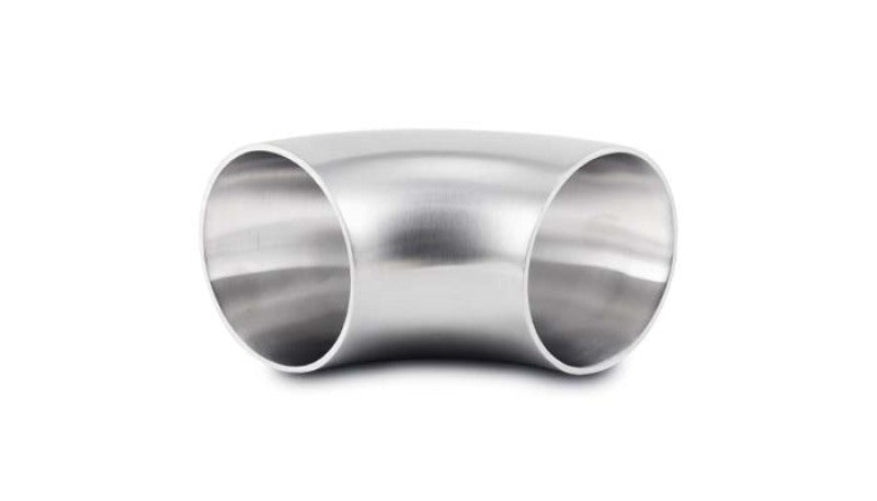 Vibrant 2.5in O.D. T304 SS 90 Deg Mandrel Bend (2.5in Centerline Radius) - 13310