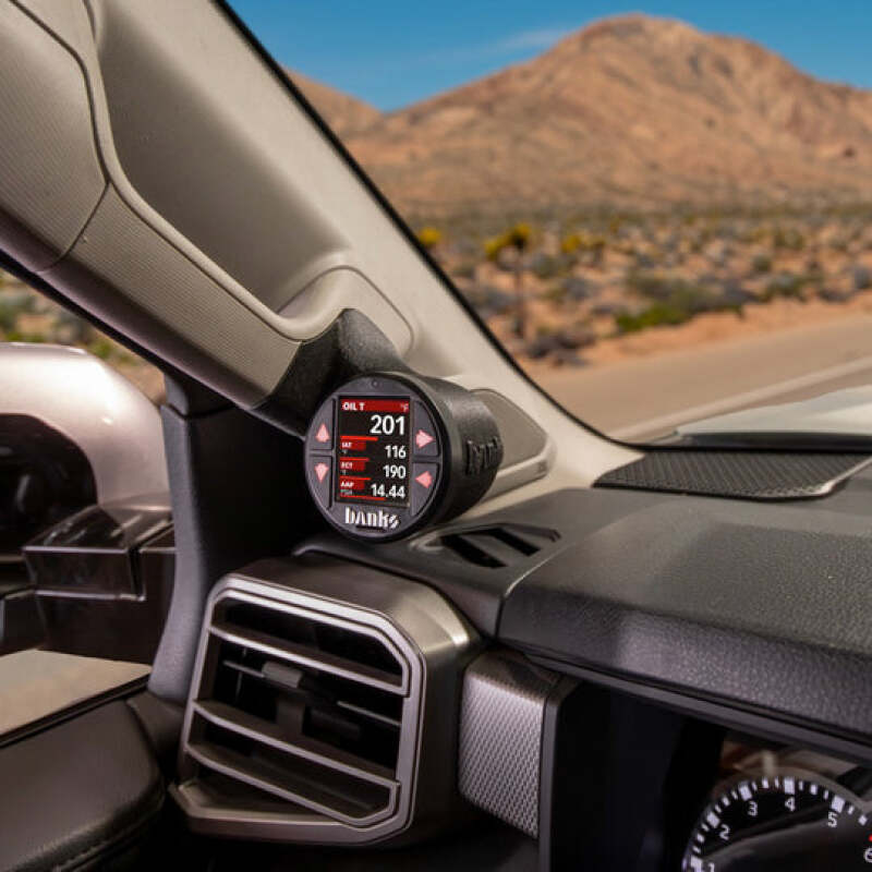 Banks 22-24 Toyota Tundra Gauge Pod Kit - Single Gauge - 63373