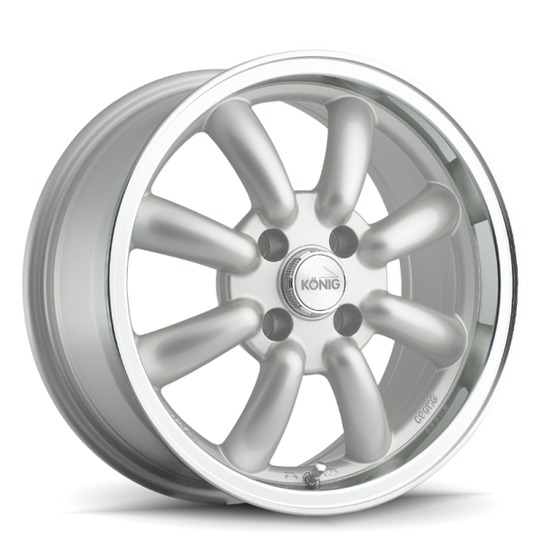 Konig Rewind 15x7 4x100 ET40 Silver - RW7510040S by Konig