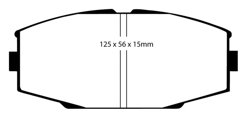 EBC 86-92 Toyota Supra 2.8 Redstuff Front Brake Pads - DP3610C