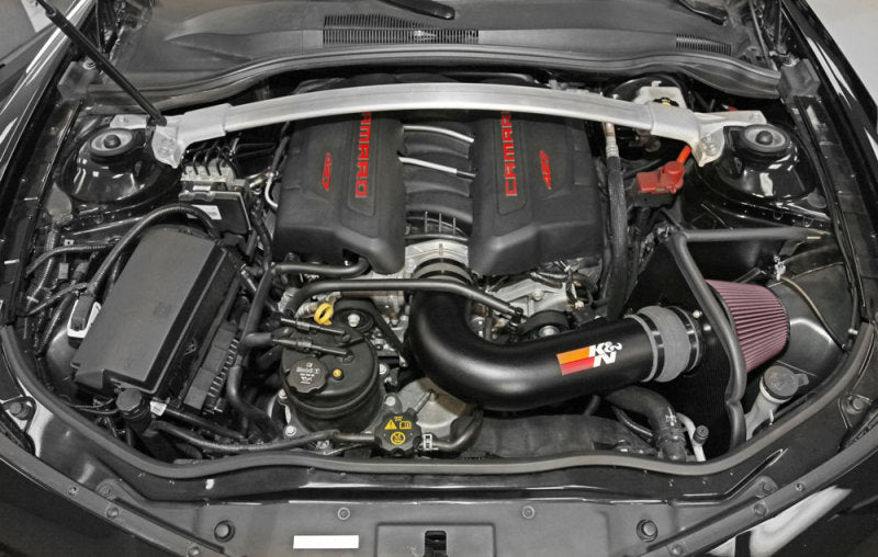 K&N 14-15 Chevy Camaro Z28 7.0L Typhoon Performance Intake - 69-4533TTK for 2014-2015 Chevrolet Camaro - detail view