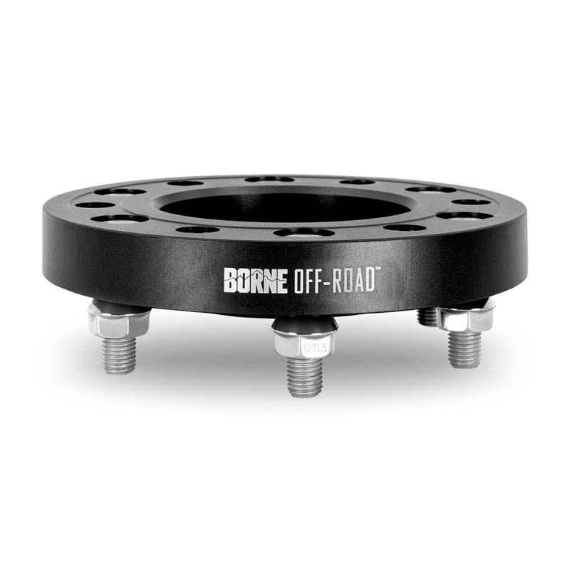 Borne Off-Road Wheel Spacers - 6x139.7 - 93.1 - 30mm - M12 - Black - BNWS-001-300BK