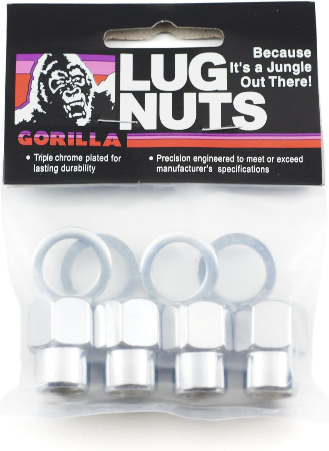 Gorilla Automotive - Short Mag OE Lug 13/16" 1/2 CHR Bag - 73087SMB