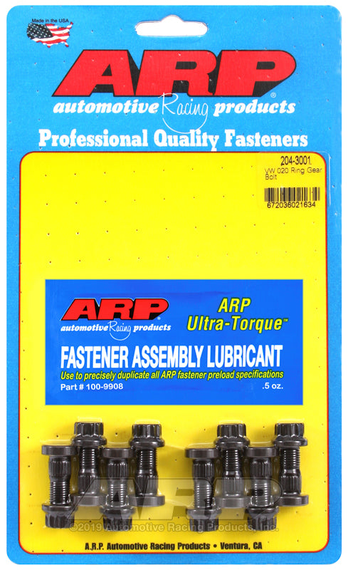 ARP VW 020 M9 Ring Gear Bolt Kit - 204-3001