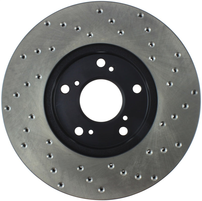 StopTech 06-08 Civic GX / 02-04 CR-V / 98-02 Honda Accord V6 / 03-07 Accord 4 cyl/V6 MT Drilled Rig - 128.40036R