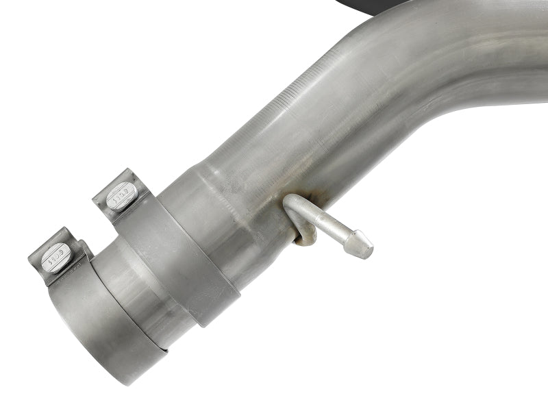 aFe Takeda 3in 304 SS Axle-Back Exhaust System w/ Carbon Fiber Tips 16-18 Ford Focus RS I4-2.3L (t) - 49-33104-C