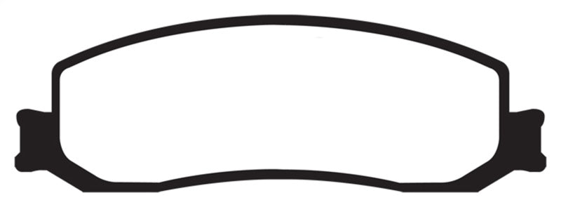 EBC 12 Ford F250 (inc Super Duty) 6.2 (2WD) Greenstuff Front Brake Pads - DP63000