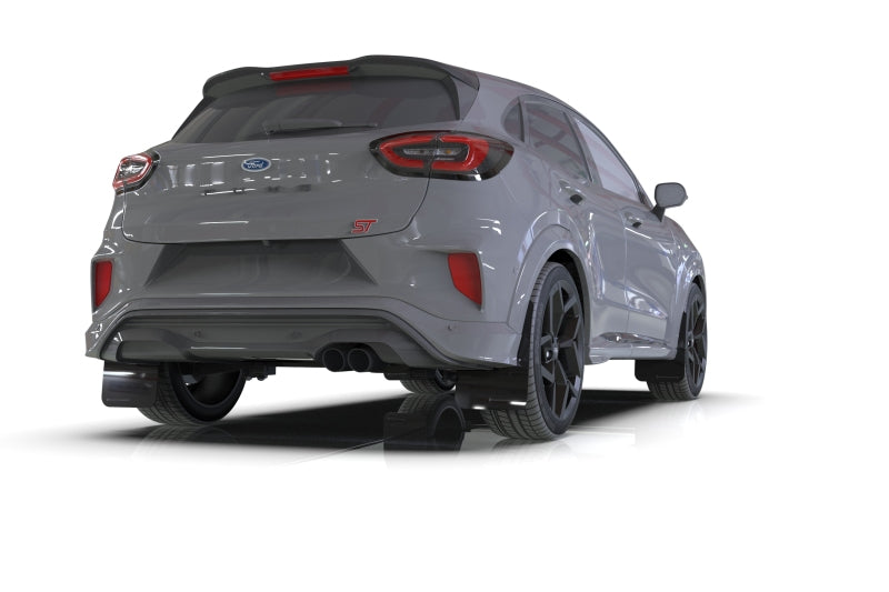 Rally Armor 20-24 Ford Puma ST Black Mud Flap w/Red Logo - MF86-UR-BLK-RD