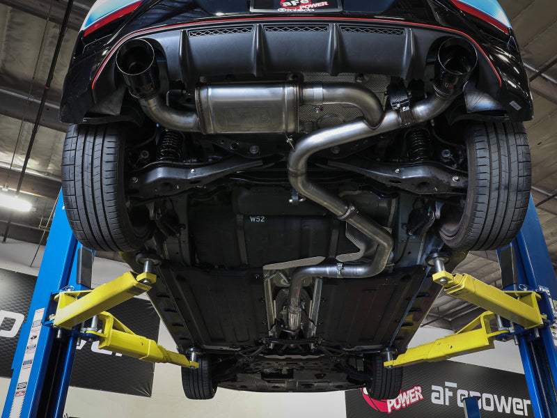 aFe Hyundai Veloster N 21-22 L4-2.0L (t) Takeda Cat-Back Exhaust System- Polished Tips - 49-37030-P