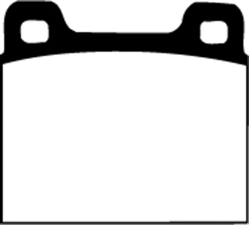 EBC 82-89 Maserati Biturbo 2.5 Twin Turbo Ultimax2 Rear Brake Pads - UD031 for 1998-2004 Volvo C70 - installed view
